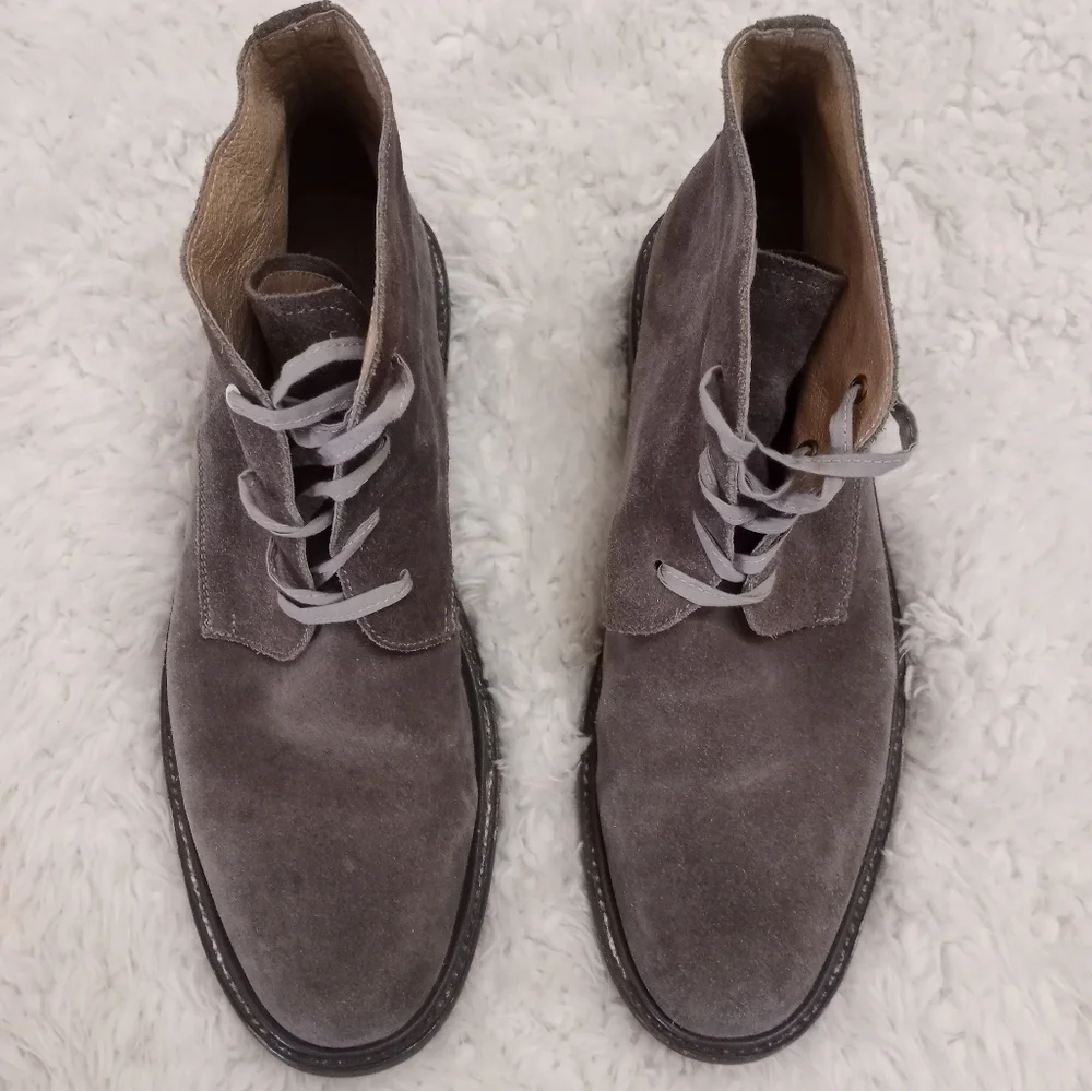 Baldwin Esquival Limited edition handmade Italian leather suede boots